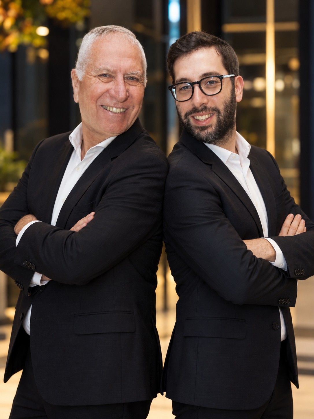 צביקה ואדר גולדמן, אב ובן המנהלים יחד את הסוכנות